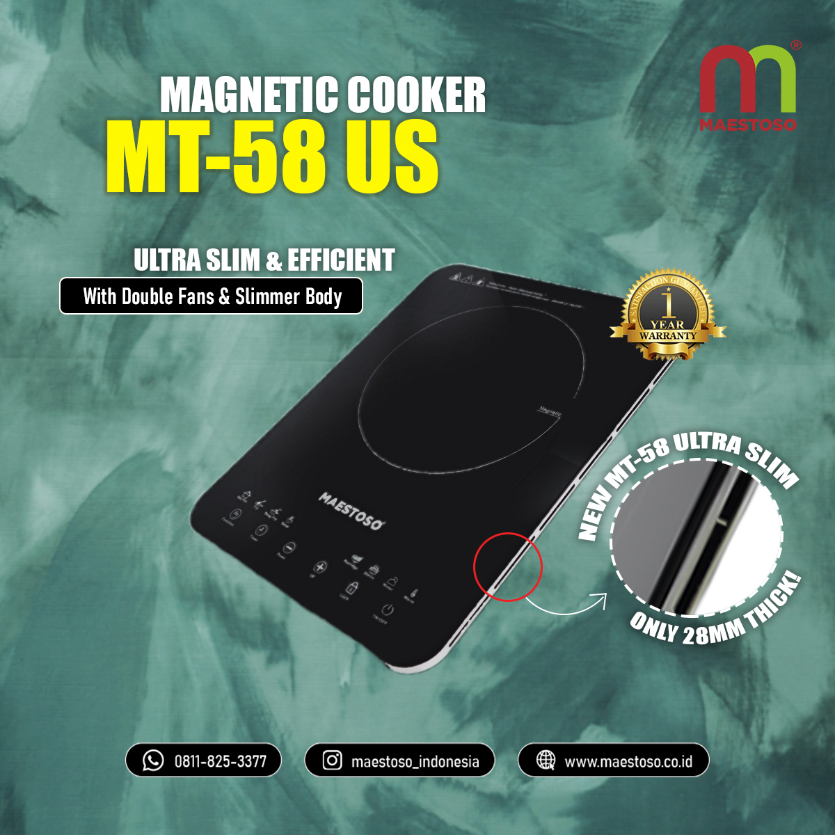 Magnetic Cooker MT58 US